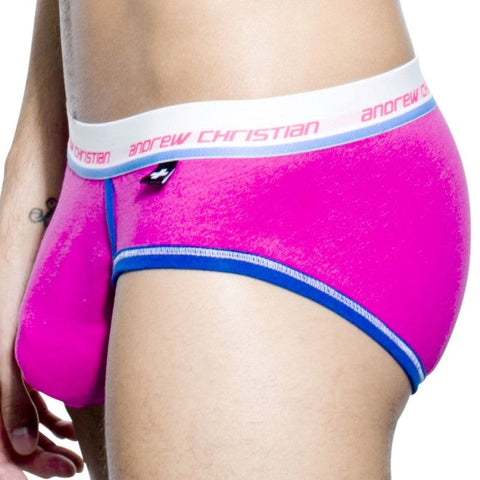 Andrew Christian's Boldly Sexy Tighty Whitie Punked Brief - Jocks and G-Strings