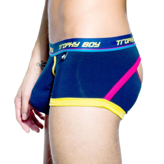Trophy Boy Eclipse Boxer With Show-It - Navy Mens Briefs And Boxers