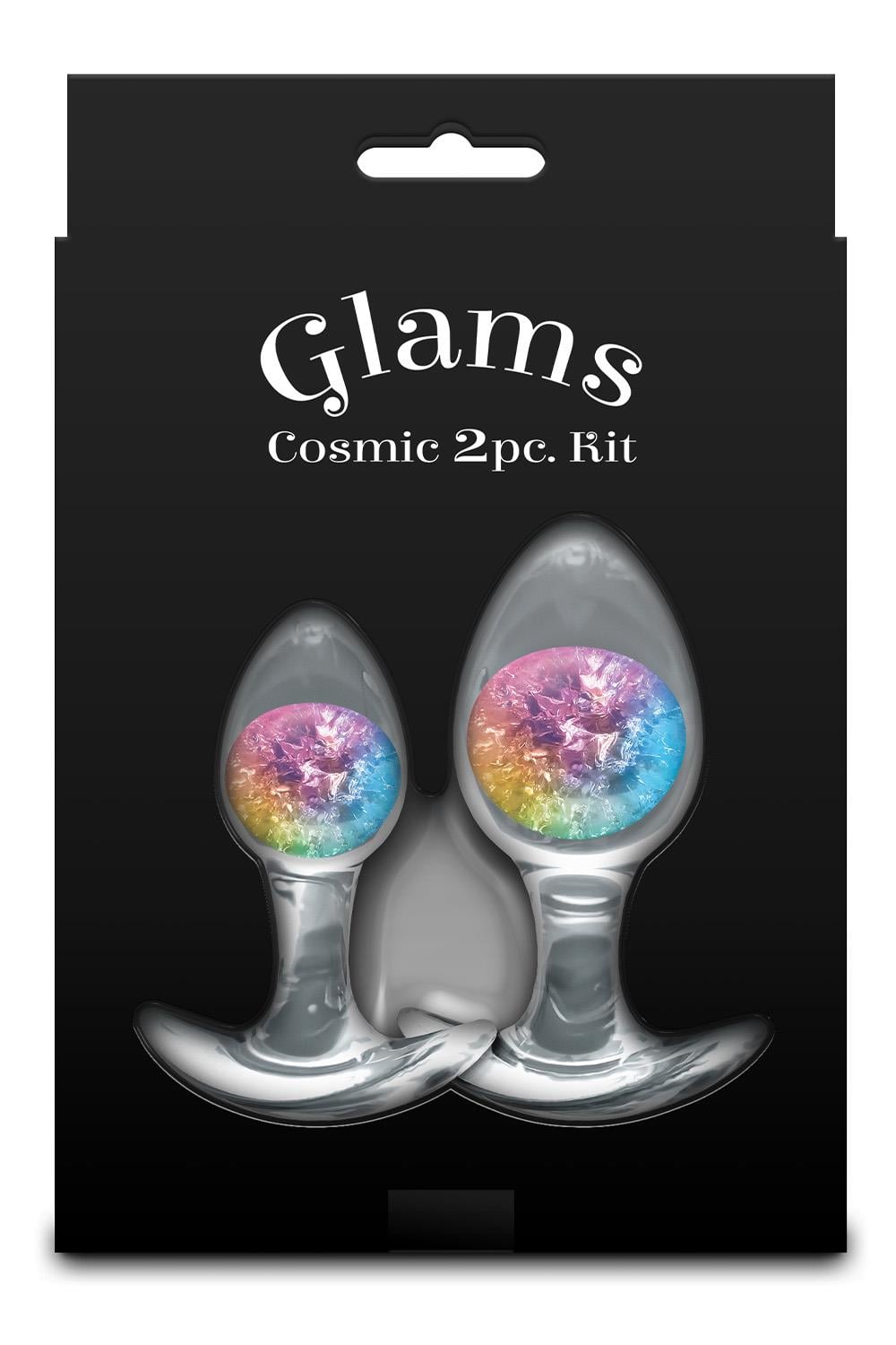 NS Novelties Glams Cosmic Butt Plugs Set of 2 Sizes Butt Plugs