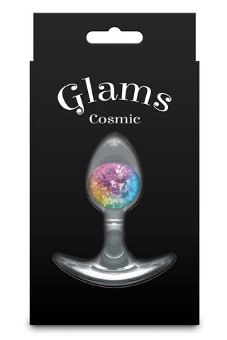 NS Novelties Glams Cosmic Small Silicone Butt Plug - Butt Plugs