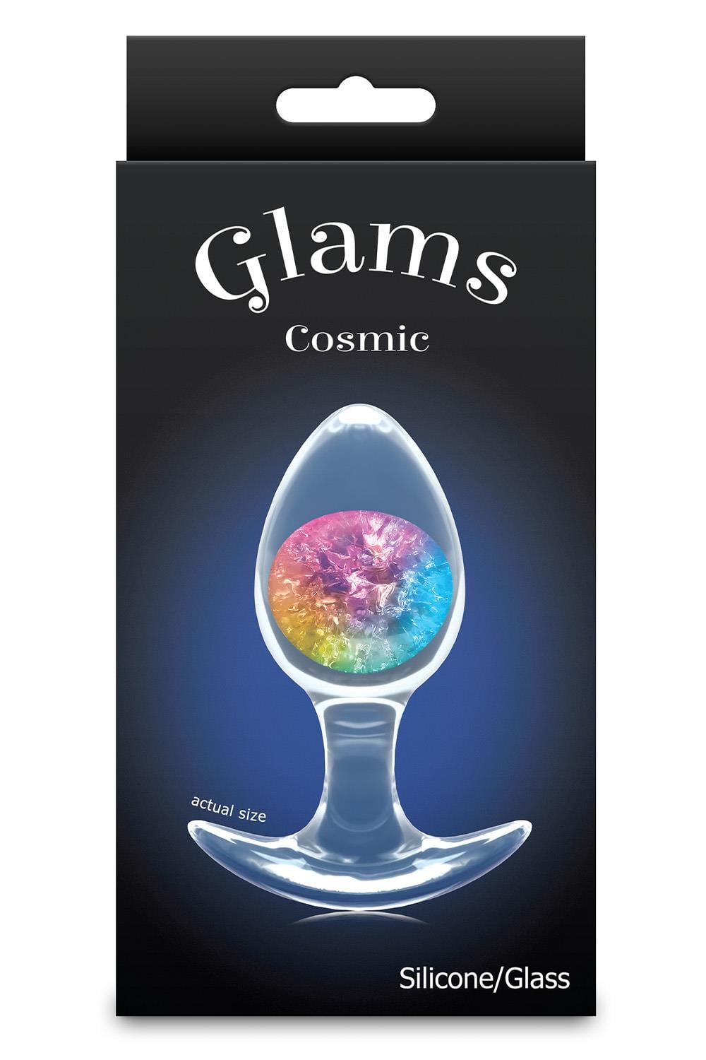 NS Novelties Glams Cosmic Medium Silicone Anal Plug Butt Plugs