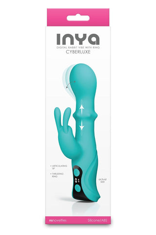 NS Novelties INYA Cyberluxe Rechargeable Rabbit Vibrator - Rabbit Vibrators