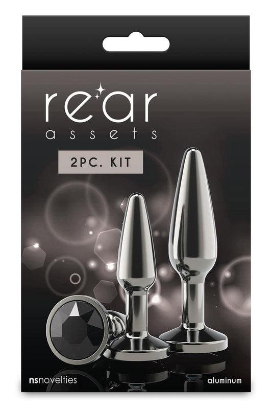 NS Novelties Rear Assets Tapered Trainer Metal Butt Plugs Set Butt Plugs