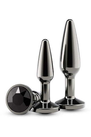 NS Novelties Rear Assets Tapered Trainer Metal Butt Plugs Set - Butt Plugs