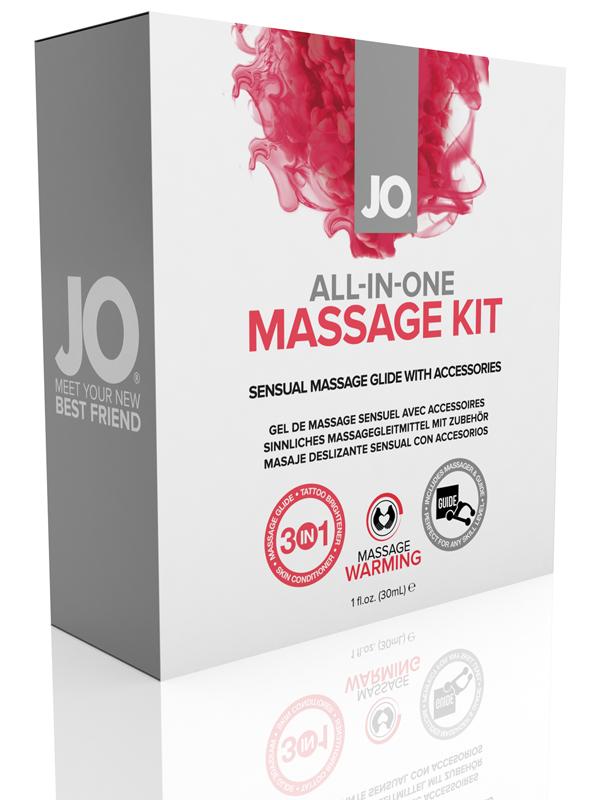 System JO All In One Warming Massage Glide Kit 3x30ml Massage Oils and Lubricants