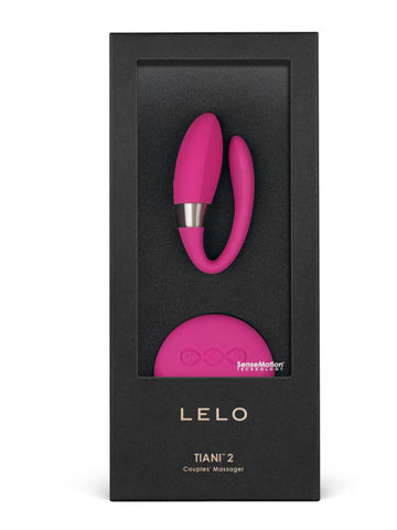 Lelo Tiani 2 Silicone Clitoral Massager Cerise - Clit Ticklers and Pulsators