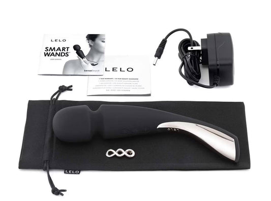 Lelo Smart Body Wand Massager Medium Black - Body Wands