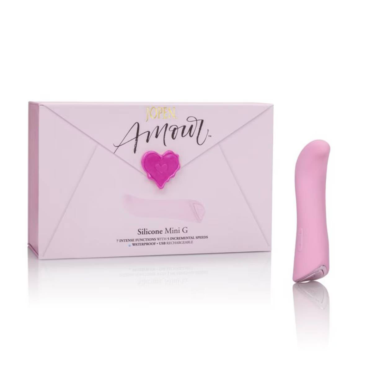Jopen Amour Silicone Multi Functions Mini G Spot Vibrator G-Spot Vibrators