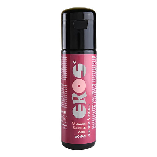 EROS Silicone Glide and Care 100ml - Silicone Based Lubes