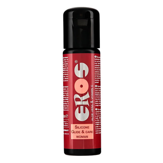 EROS Silicone Glide and Care 100ml - Silicone Based Lubes