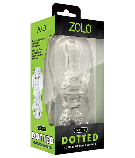 Zolo Gripz Dotted Mens Masturbator Masturbators and Strokers