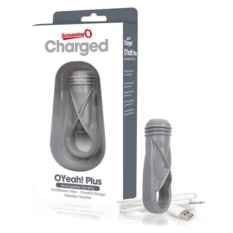 Screaming O Charged Oyeah! Plus Vibrating Cock Ring - Single - Vibrating Cock Rings