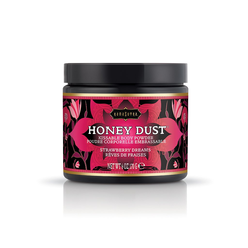 Kama Sutra Honey Dust Moisture Wicking Body Powder 170 g Strawberry Dreams Bath and Intimate Fragrances