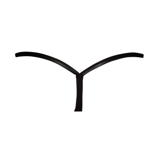 Noir Handmade Inviting Soft Tulle Mesh G-String Panty Her Fetish