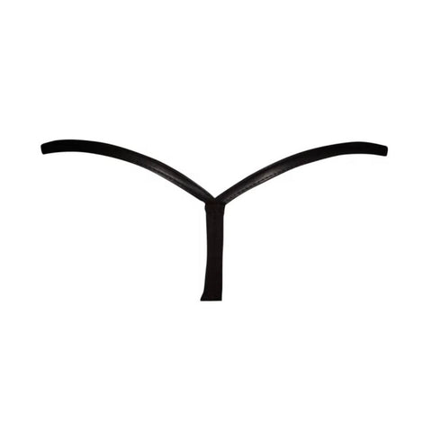 Noir Handmade Inviting Soft Tulle Mesh G-String Panty - Her Fetish