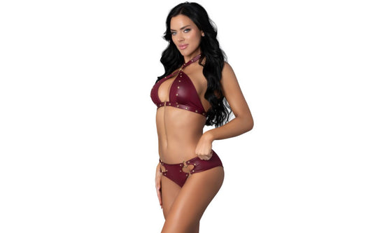 Magic Silk Juno Jewel Two Piece Fetish Bra and Panty Set - Her Fetish