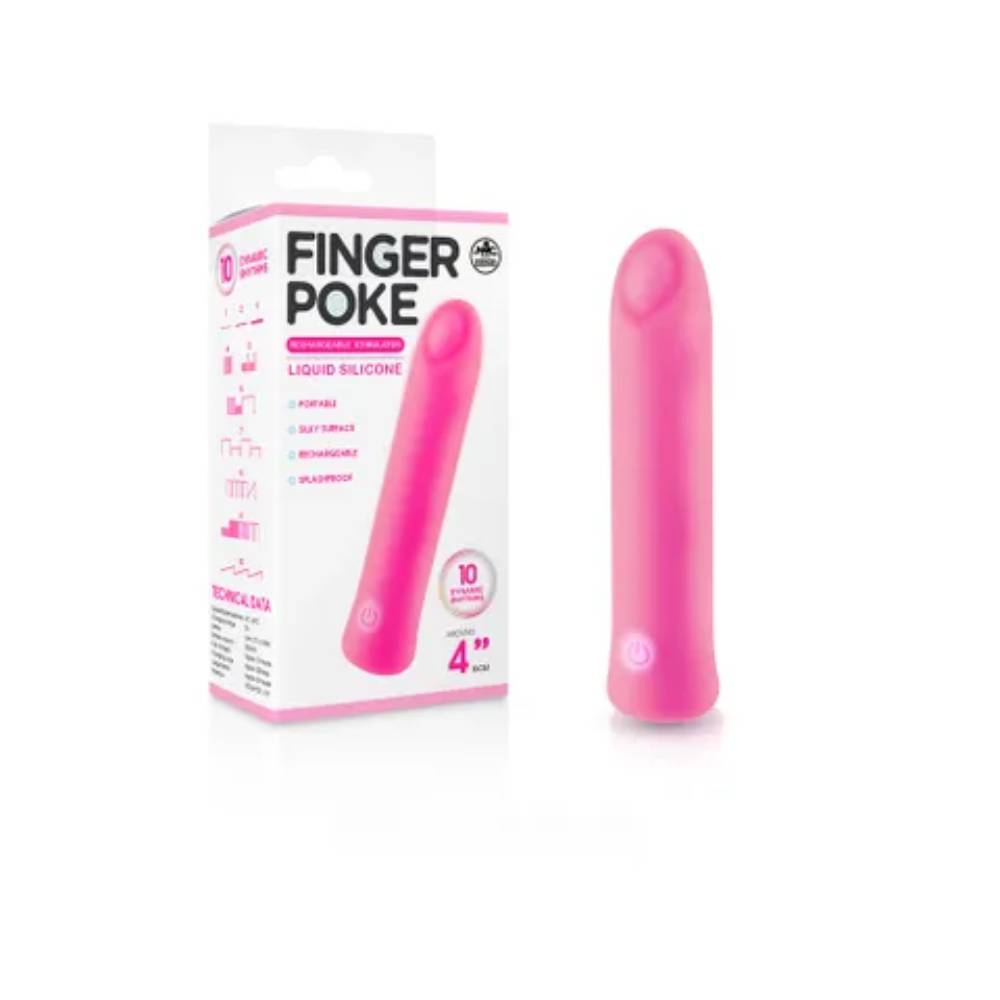 Excellent Power Finger Poke 10 cm USB Rechargeable Vibrating Bullet Bullet Vibrators