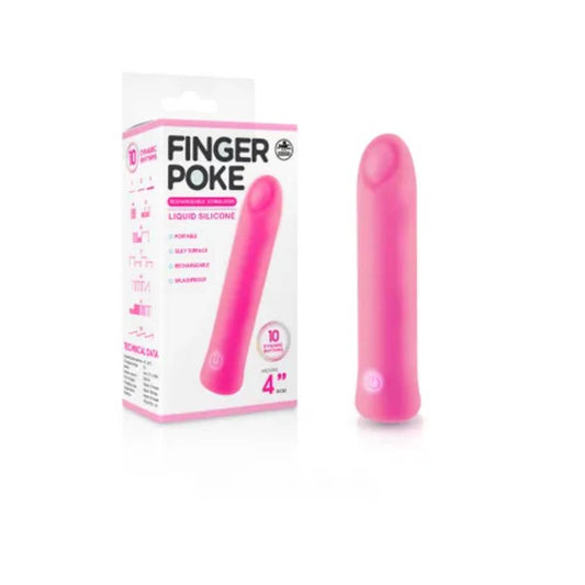 Excellent Power Finger Poke 10 cm USB Rechargeable Vibrating Bullet - Bullet Vibrators