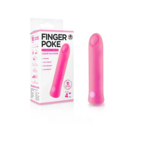 Excellent Power Finger Poke 10 cm USB Rechargeable Vibrating Bullet - Bullet Vibrators