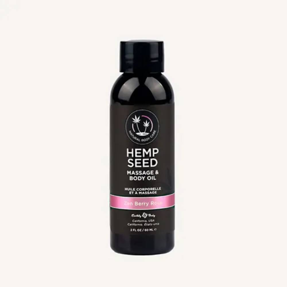 Earthly Body Hemp Seed Scented Massage and Body Oil 59 ml Massage Oils and Lubricants