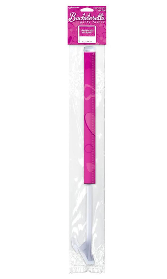 Pipedream Bachelorette Party Car Flag Pink Party Gifts and Novelties