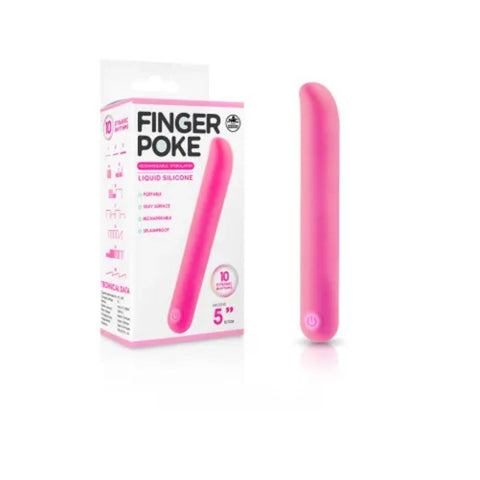 Excellent Power Finger Poke 12.7 cm USB Rechargeable Bullet Massager - Bullet Vibrators