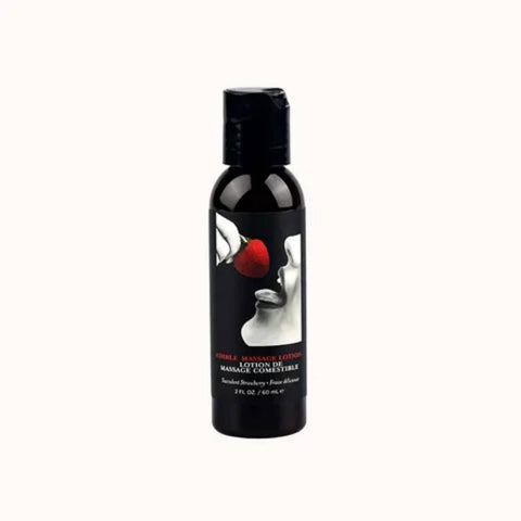 Earthly Body Edible Flavoured Massage Lotion 60 ml - Massage Oils and Lubricants