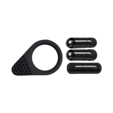 Zero Tolerance Black Knight Vibrating Cock Ring - Vibrating Cock Rings