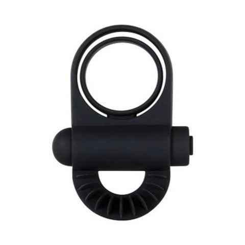 Zero Tolerance Bell Ringer Vibrating Cock Ring Black - Vibrating Cock Rings