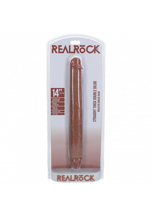 REALROCK Thick Double Ender Realistic Dildo - Double Ender