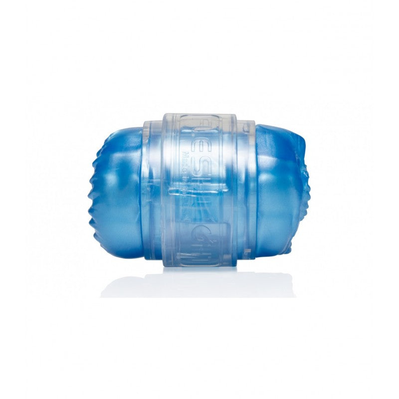 Fleshlight Quickshot Alien Blue Metallic Mouth and Butt Mens Masturbator Fleshlight Male Masturbators