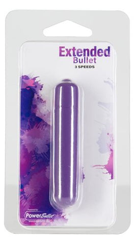 Power Bullet Extended 9 cm 3 Speed Vibrating Bullet Massager - Bullet Vibrators