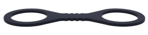 Sex & Mischief Shadow Silicone Wrist Cuffs Black - Cuffs And Restraints