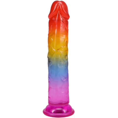 Doc Johnson 7 Inch Crystal Jellies Realistic Flexible Dong - Realistic Dildos