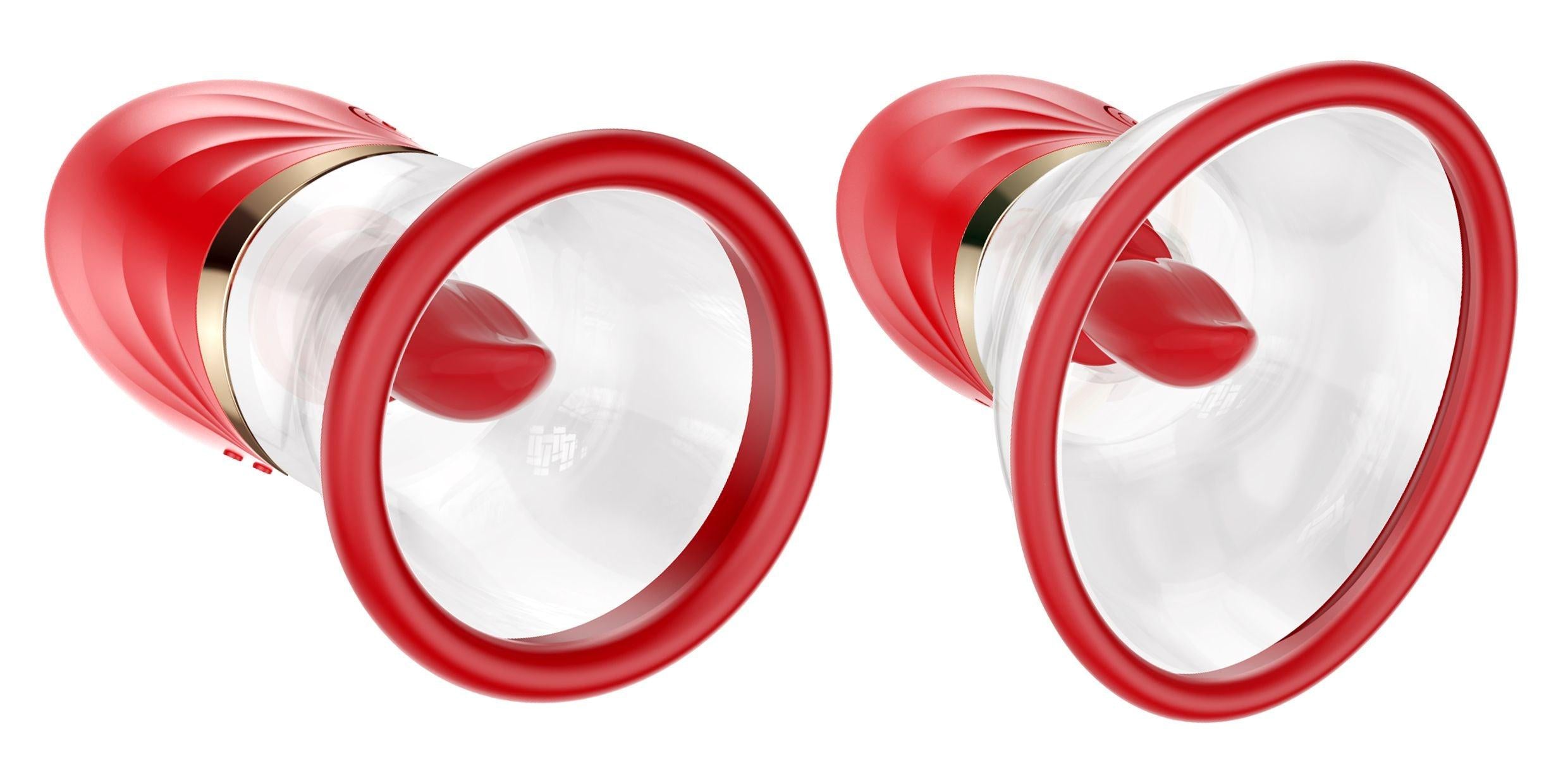 Shots LuvPump Adoramor Licking & Sucking Ladies Pump - Breast and Nipple Toys