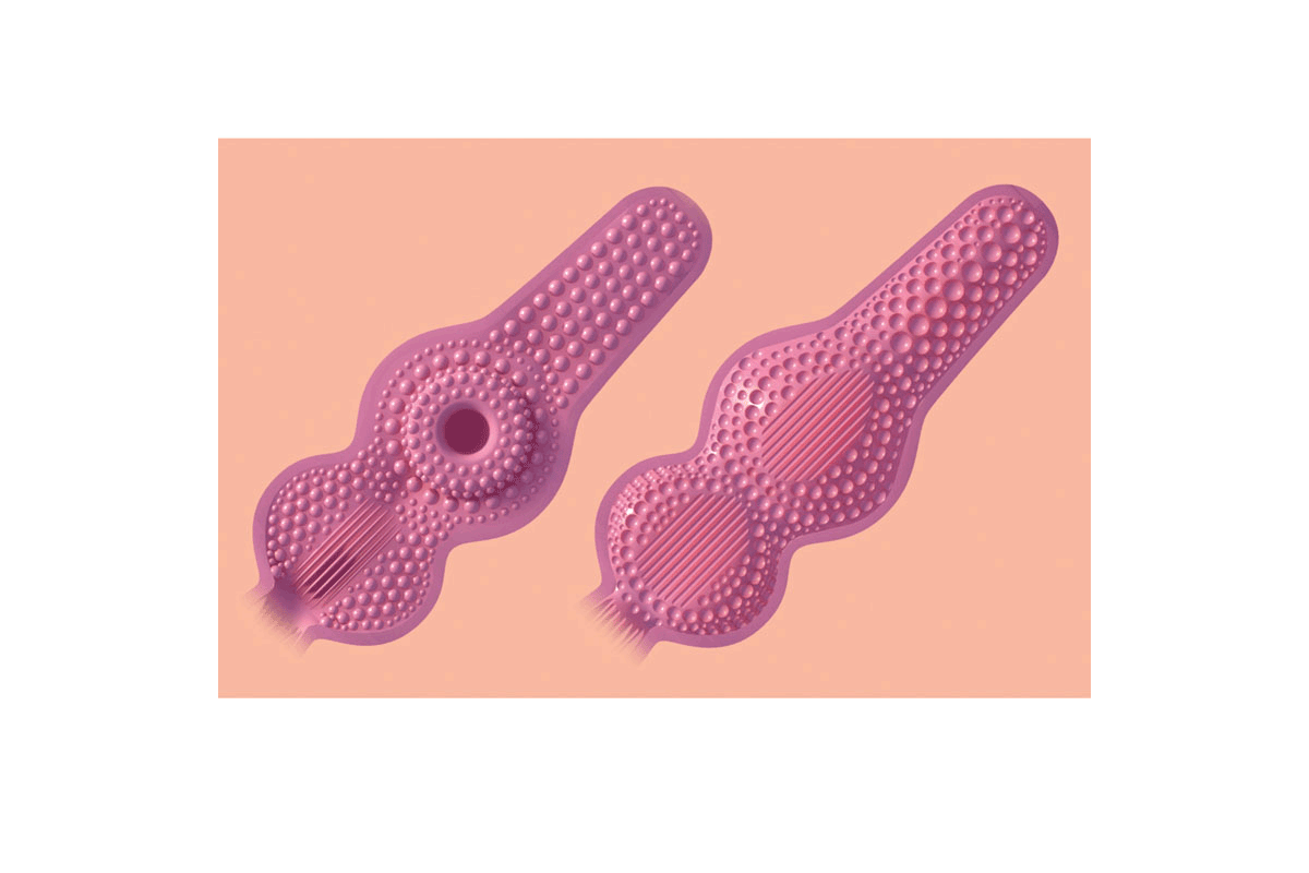 Kokos Mini Adarashi 1 Dual Layer Male Masturbator Realistic Butts And Vaginas
