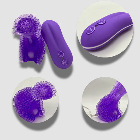 Sinner Shaggy Honey G-Spot Vibrator Purple - G-Spot Vibrators