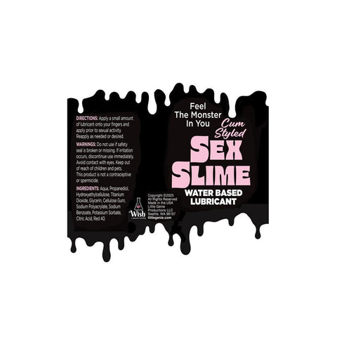 Little Genie Sex Slime Cum Style Creature Lubricant Pink - Water Based Lubes