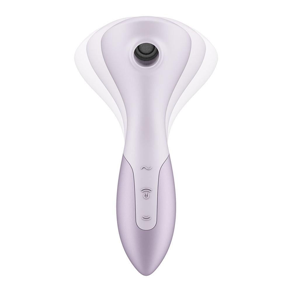 Satisfyer Wand-erful Rechargeable Air Pulse Wand Massager Clit Ticklers and Pulsators