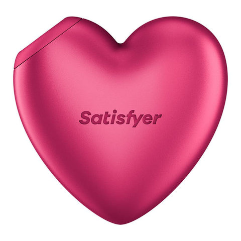 Satisfyer Cutie Heart Battery Operated Air Pulse Clit Vibe - Clit Ticklers and Pulsators