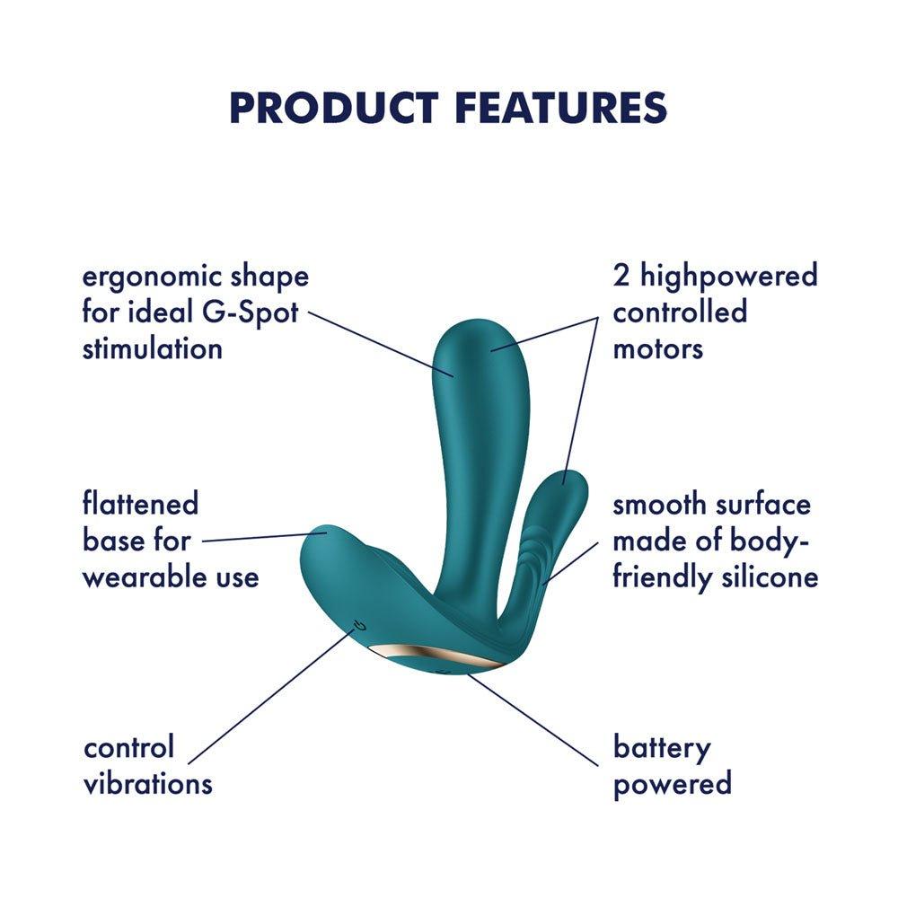 Satisfyer Top Secret + Battery Series Wearable Vibrator - G-Spot Vibrators