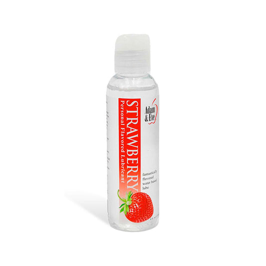 Adam & Eve STRAWBERRY Water Based Lubricant 118 ml - Water Based Lubes