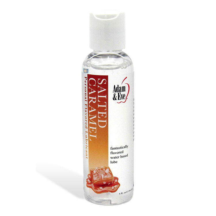 Adam & Eve Flavoured Water Based Adult Lubricant 118ml Salted Caramel Water Based Lubes