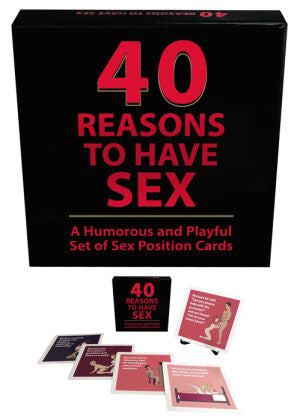 Kheper Games 40 Reasons to Have Sex Position Card Game Sex Games, Coupons and Tricks