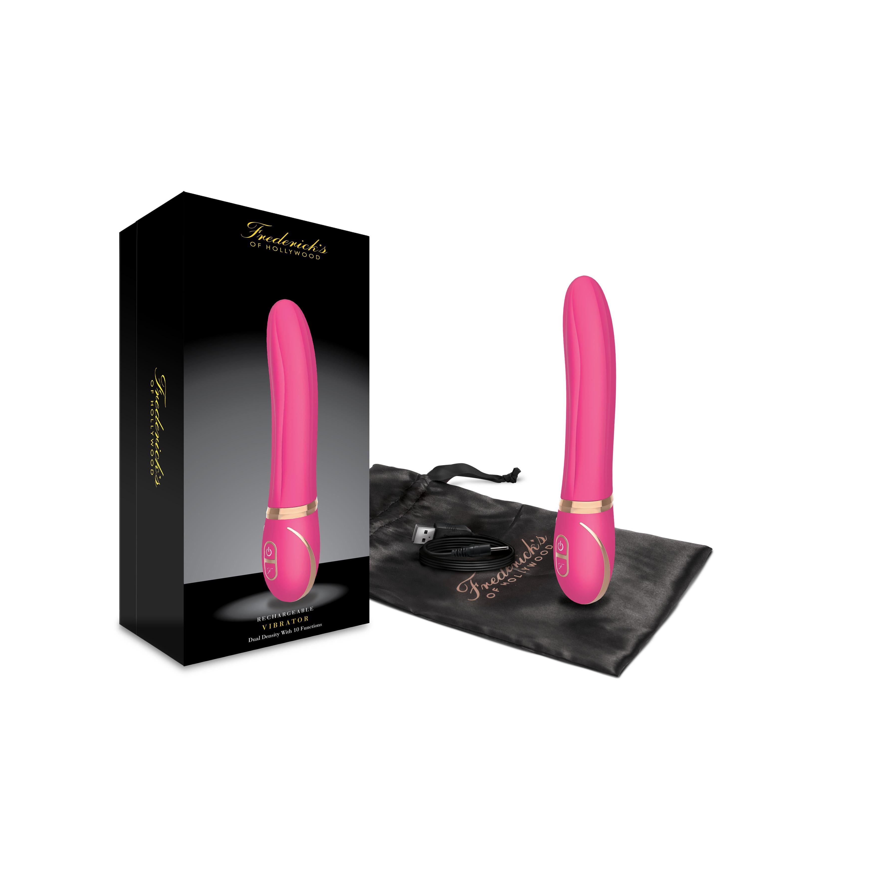 Fredericks Of Hollywood Rechargeable G-Spot Vibrator Hot Pink G-Spot Vibrators