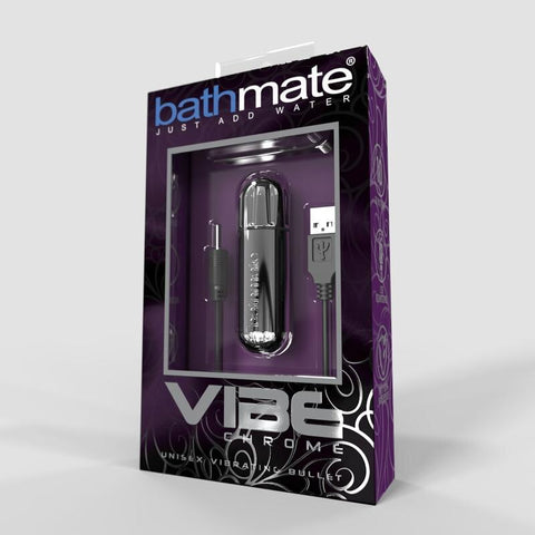 Bathmate VIBE Waterproof Bullet Vibrator Chrome - Bullet Vibrators