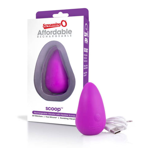 Screaming O scoop 20 Functions Rechargeable Massager Single - Personal Massagers