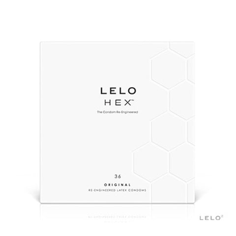 LELO HEX Original Unique Structure Thin Condoms - Condoms