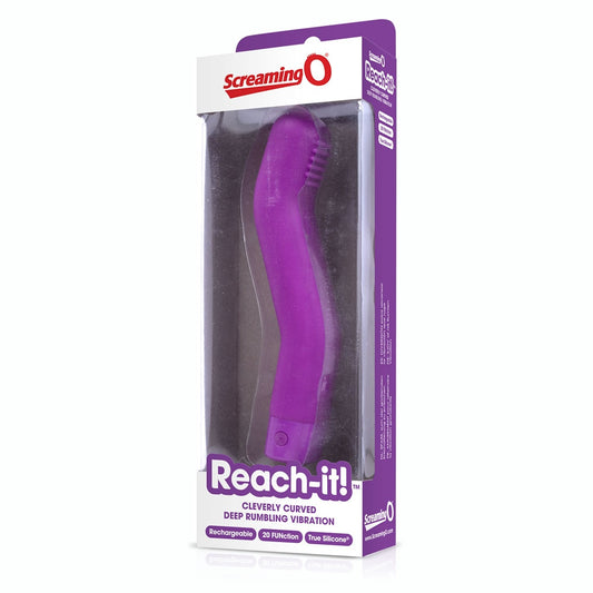 Screaming O Charged Reach-it G-Spot Vibrator Purple (6 Pack) - G-Spot Vibrators