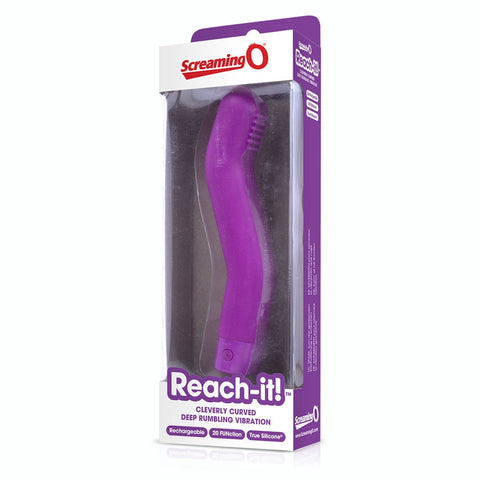 Screaming O Charged Reach-it G-Spot Vibrator Purple (6 Pack) - G-Spot Vibrators